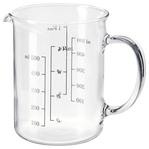 New ! IKEA VARDAGEN Measuring Cup Resistant Glass  17 oz - Picture 1 of 5